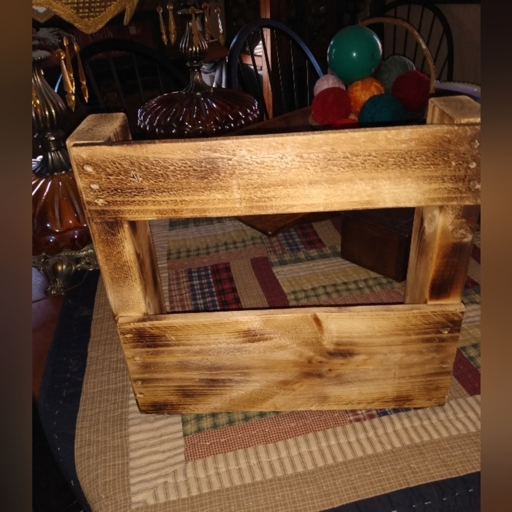 Rustic Look Wooden Shelf/Spice Rack - Picture 2 of 2